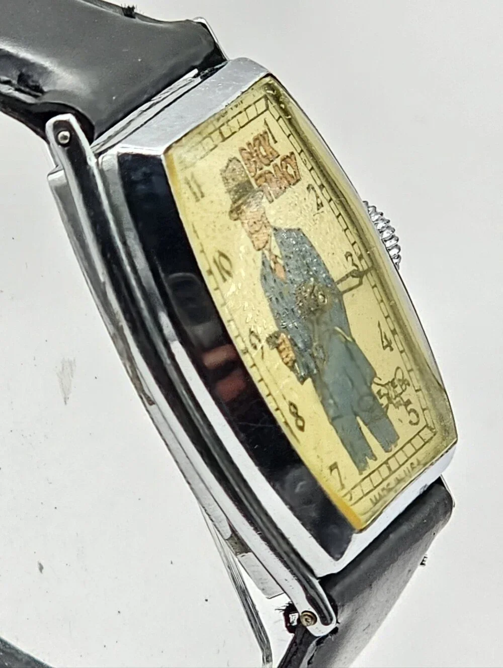 Vintage Rare Original 1935 New Haven Dick Tracy Variation 2 Wristwatch Running